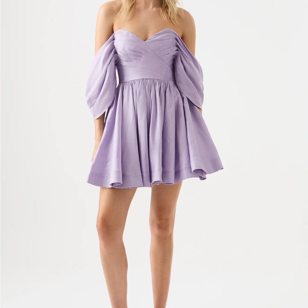 Aje Zorina Sweetheart Mini Dress